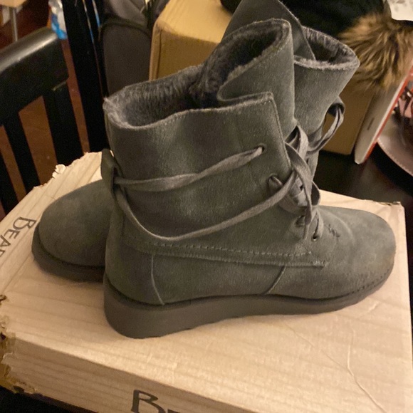 NWT & original packaging Bearpaw Krista Closed Toe Mid Calf Boot Charcoal size 7 - Picture 5 of 11